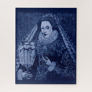 Queen Elizabeth I in blue Puzzle