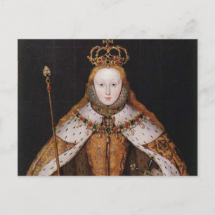 Queen Elizabeth I Postkarte
