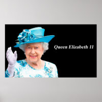 Queen Elizabeth II. Bild für Poster