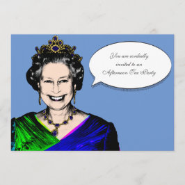 Queen Elizabeth II Icema Party Einladung