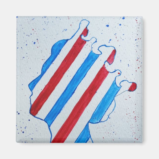 Queen Elizabeth II Jubilee Platinum England Verein Magnet (Vorne)