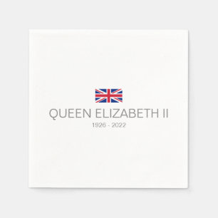 Queen Elizabeth II Paper Napkin Serviette