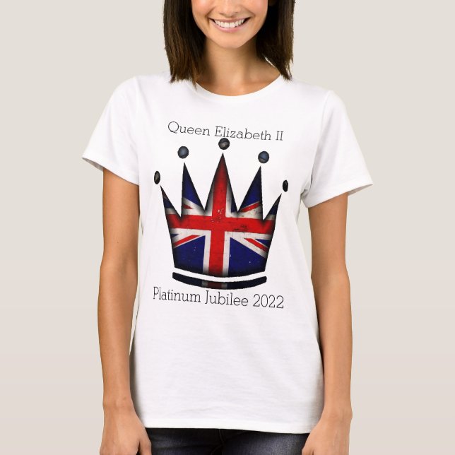 Queen Elizabeth II Platinum Jubilee T-Shirt (Vorderseite)