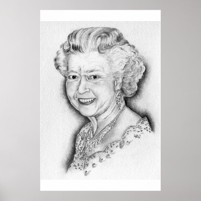 Queen Elizabeth II Poster (Vorne)