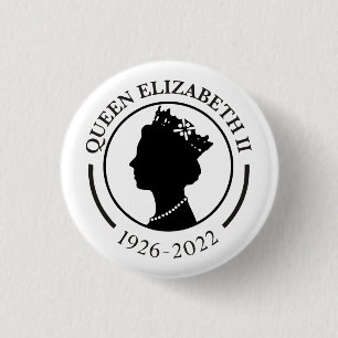 Queen Elizabeth ll Gedenkschaltfläche Abzeichen Button