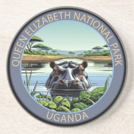 Queen-Elizabeth-Nationalpark Uganda Getränkeuntersetzer