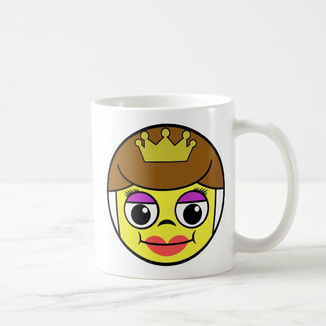 Queen Face Coffee Tasse (Rechts)