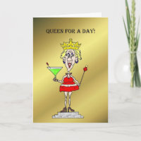 Queen For A Day Happy Mother's Day Card