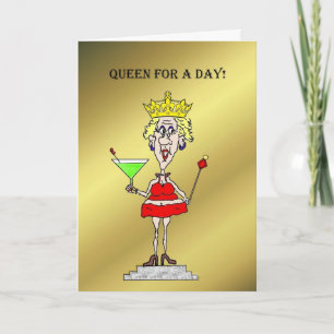 Queen For A Day Happy Mother's Day Card Karte