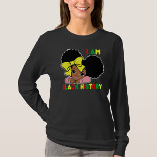 Queen Girls Ich bin die starke afrikanische schwar T-Shirt