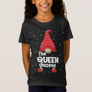 Queen Gnome Familie Matching Weihnachten Funny Paj T-Shirt