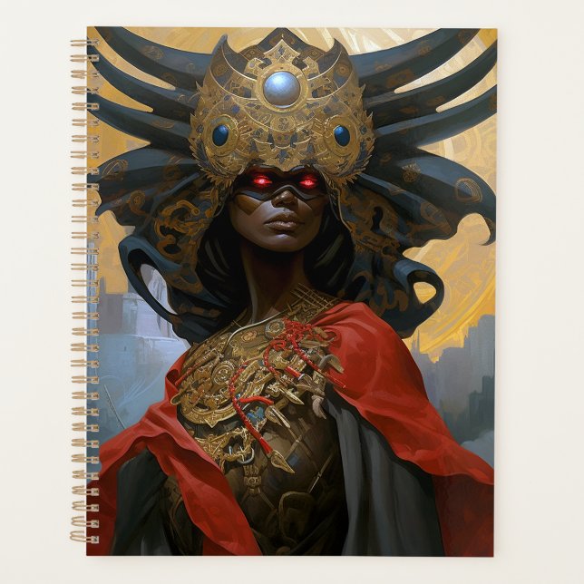 Queen Goddess Fantasy Art Planer (Vorderseite)