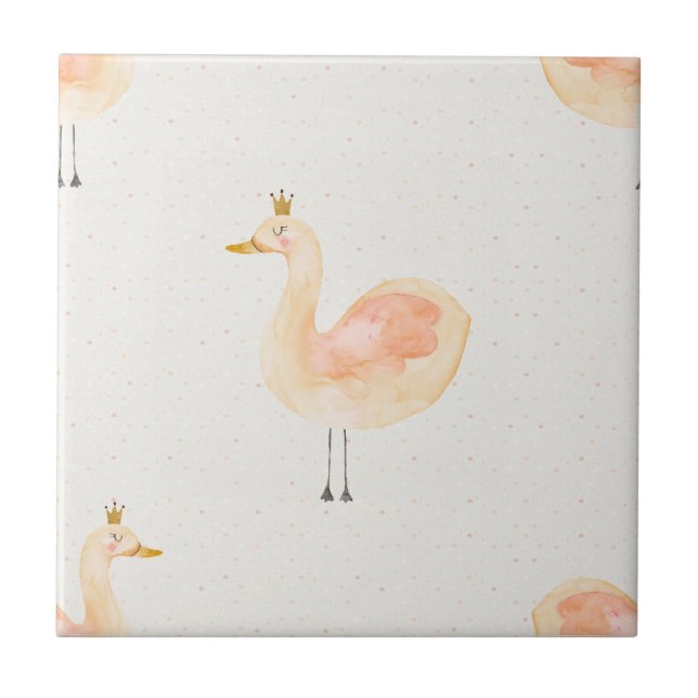 Queen Golden Goose Speckle Keramik Tile Fliese (Vorderseite)