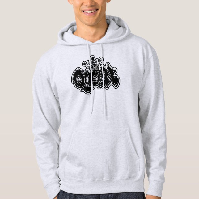 Queen Graffiti Design Hoodie (Vorderseite)