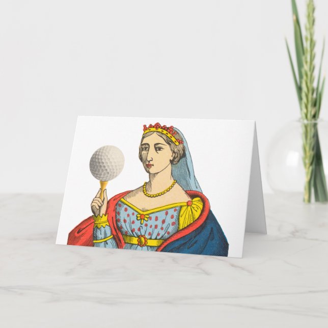 Queen Greeting Card Feiertagskarte (Vorderseite)