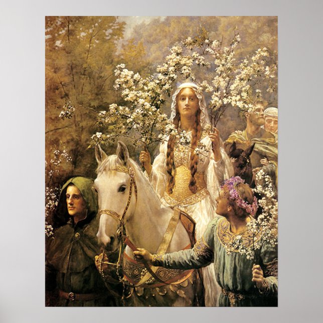Queen Guinevere Maying Poster (Vorne)