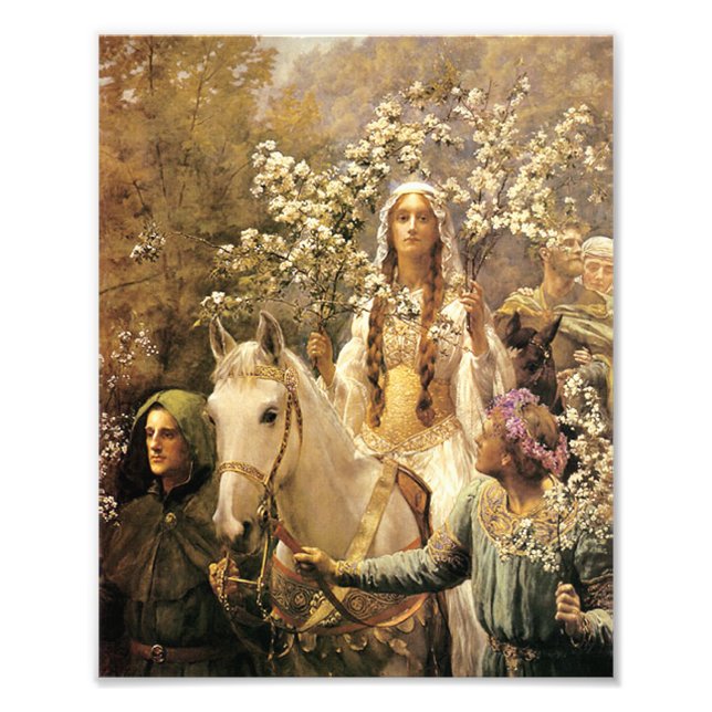 Queen Guinevere Maying Print Fotodruck (Vorne)