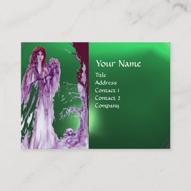 QUEEN GUINEVERE MONOGRAM VISITENKARTE (Vorderseite)