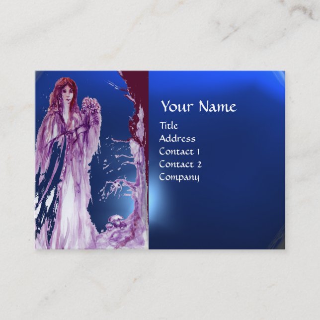 QUEEN GUINEVERE MONOGRAM VISITENKARTE (Vorderseite)
