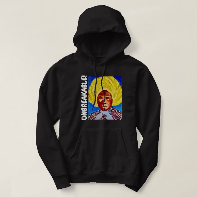 Queen Harriet Tubman Unbreakable Unisex Hoodie (Design vorne)