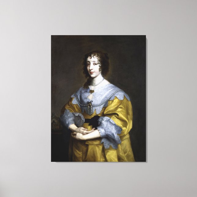 Queen Henrietta Maria Leinwanddruck (Vorderseite)
