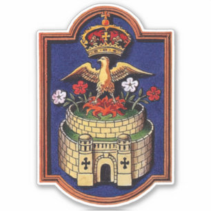 Queen Jane Seymour Royal Abzeichen Phoenix Aufkleber