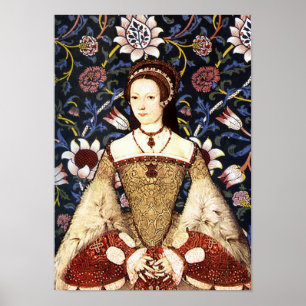 Queen Katherine Parr aus England Portrait Poster
