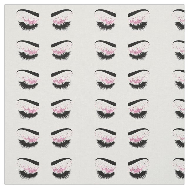 Queen lange Striche mit Kronaugen machen Kunst Stoff (Muster)