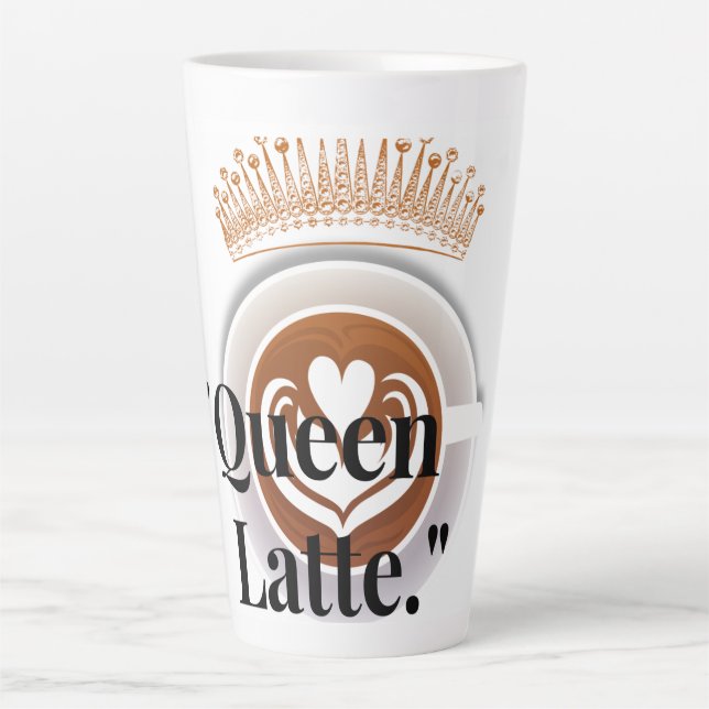 Queen Latte Tasse (Vorderseite)