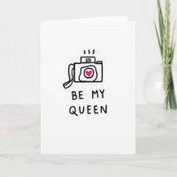 Queen Love Kamera Skizzenkarte