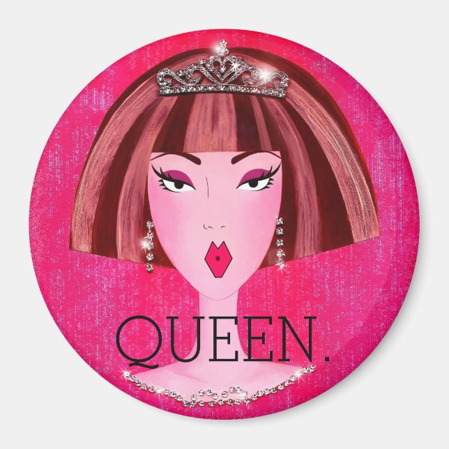 "QUEEN." MAGNET (Vorne)