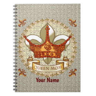 Queen Mama Banner Notebook Notizblock