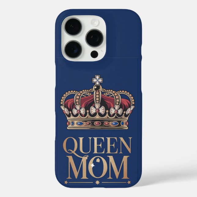 Queen Mama Crown Case-Mate iPhone Hülle (Rückseite)
