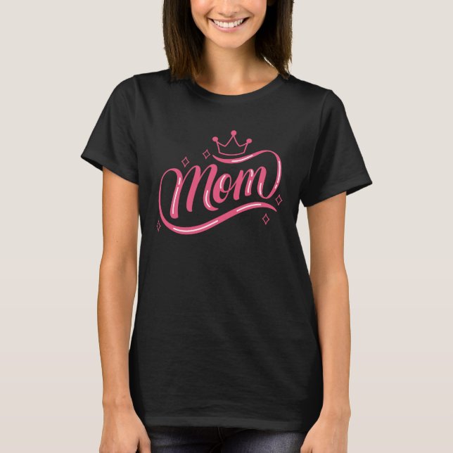Queen Mama Gift T-Shirt (Vorderseite)
