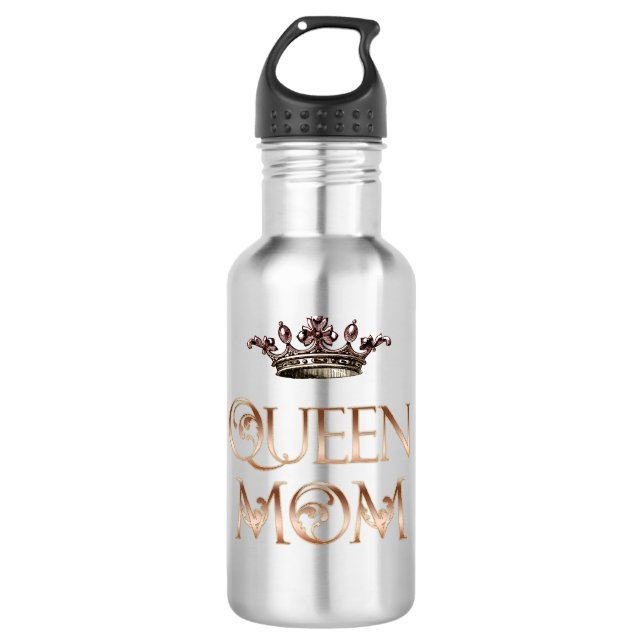 Queen Mama Water Flasche Trinkflasche (Vorderseite)