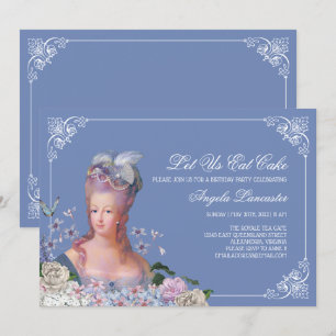 Queen Marie Antoinette Lasse uns zu essen Cake Par Einladung