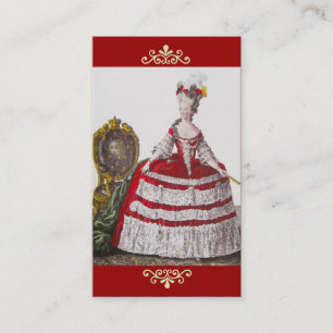 Queen Marie Antoinette ~ Visitenkarte