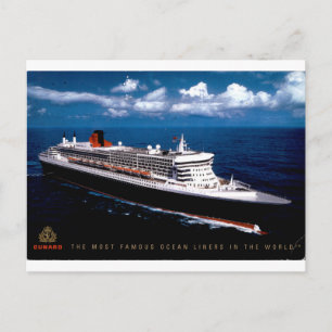 Queen Mary 2 Cunard Ozeandampfer Postkarte
