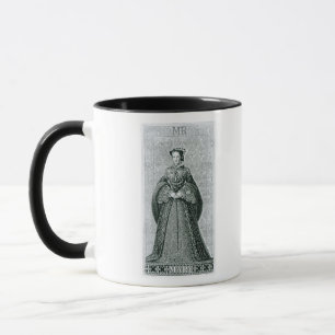 Queen Mary I graviert durch T.Brown Tasse
