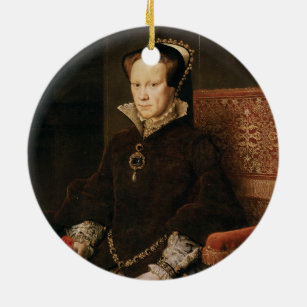 Queen Mary I von England Maria Tudor durch Keramik Ornament