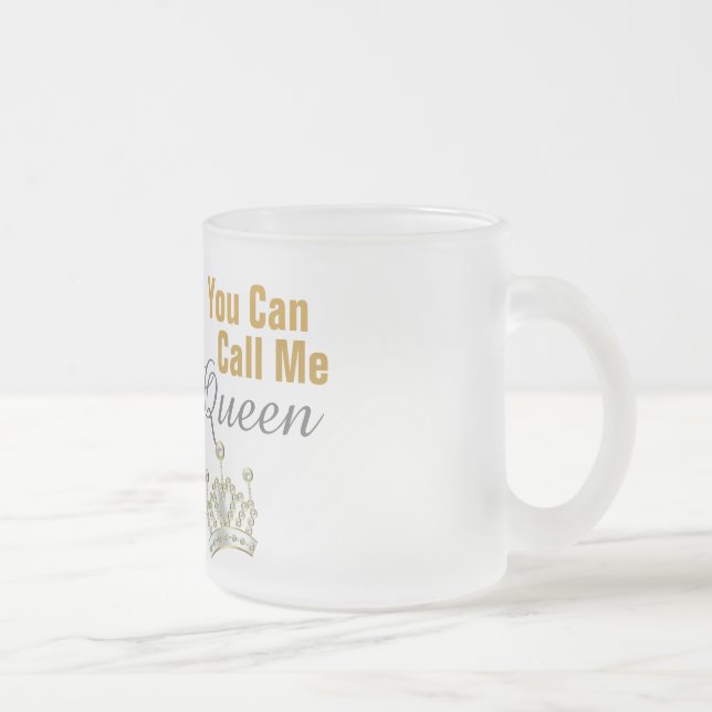 Queen Mattiert Glass Tasse (Rechts)