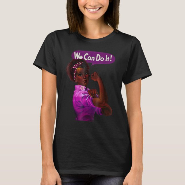 Queen Melanin Black History Month Afro African Pri T-Shirt (Vorderseite)