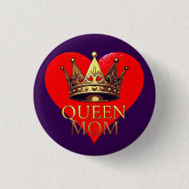QUEEN MOM BUTTON