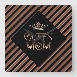 Queen Mom Wall Clock Quadratische Wanduhr