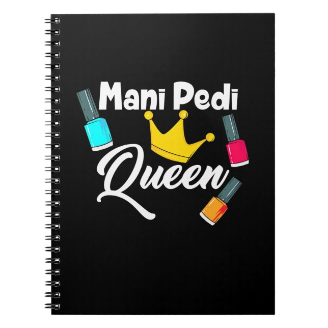 Queen Nail Artist Notizblock (Vorderseite)