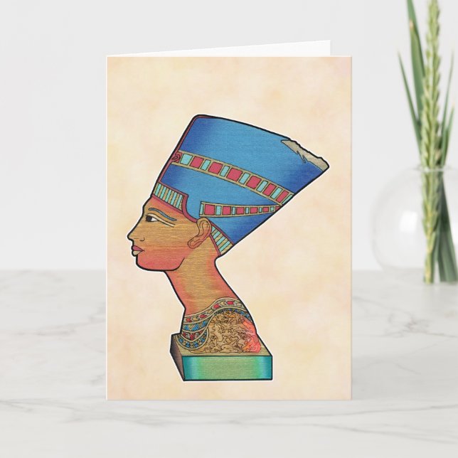 Queen Nefertiti Karte (Vorderseite)
