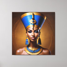"Queen Nefertiti" Schöne antike afrikanische König