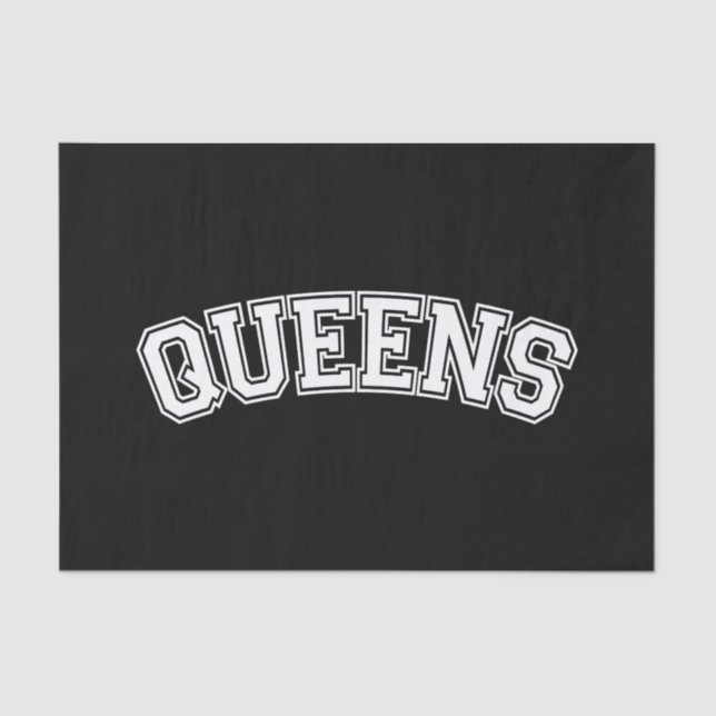 QUEEN, NYC SEIDENPAPIER (Vorderseite)