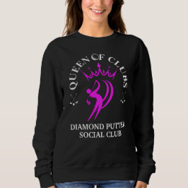 QUEEN OF CLUBS Women's Golf individuell anpassbar Sweatshirt