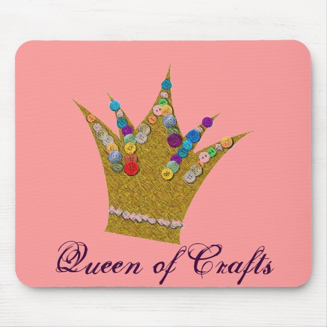 Queen of Crafts-Mauspad Mousepad (Vorne)